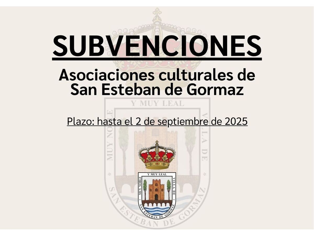 Subvenciones asociaciones culturales 2025